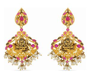 Temple Jhumkas By Reliance Jewels