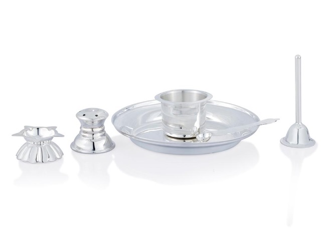925 Pure Silver Pooja Thali by Reliance Jewels