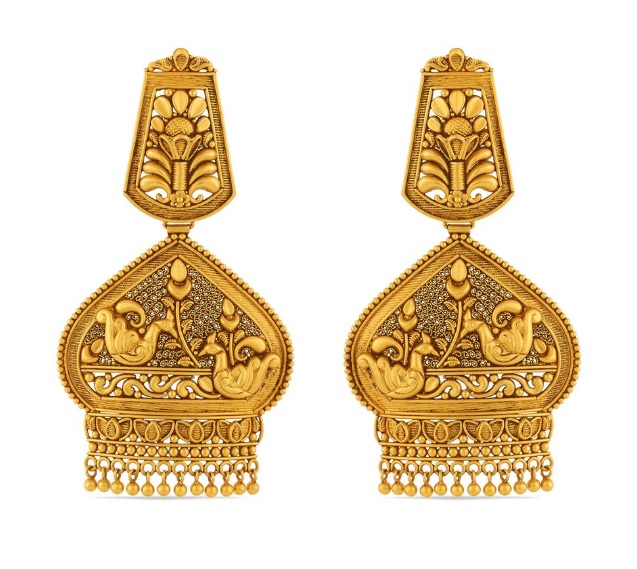 22Kt Traditional Gold Earrings