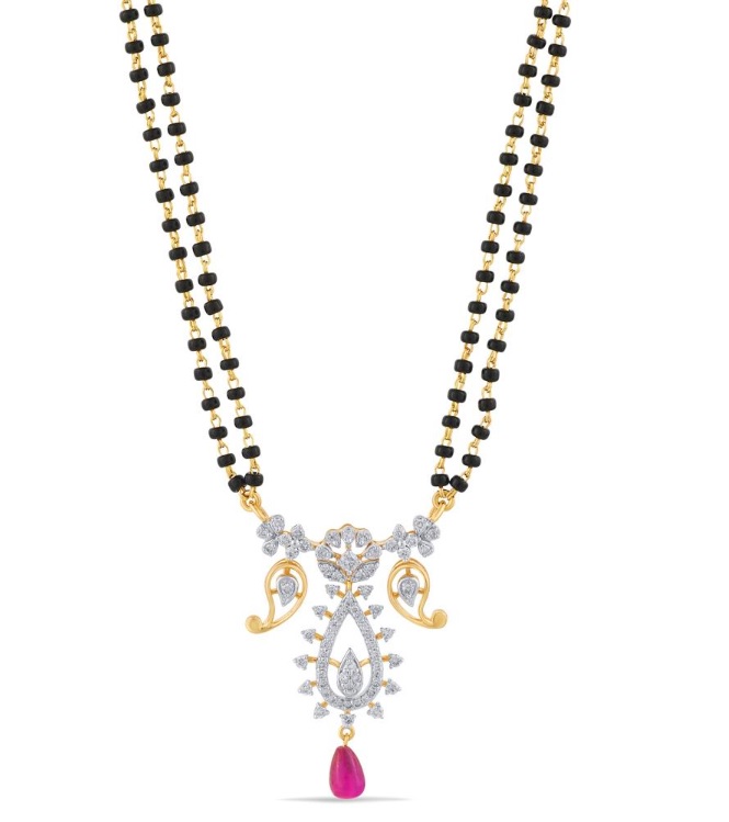 18 Karat Gold & Diamond Mangalsutra