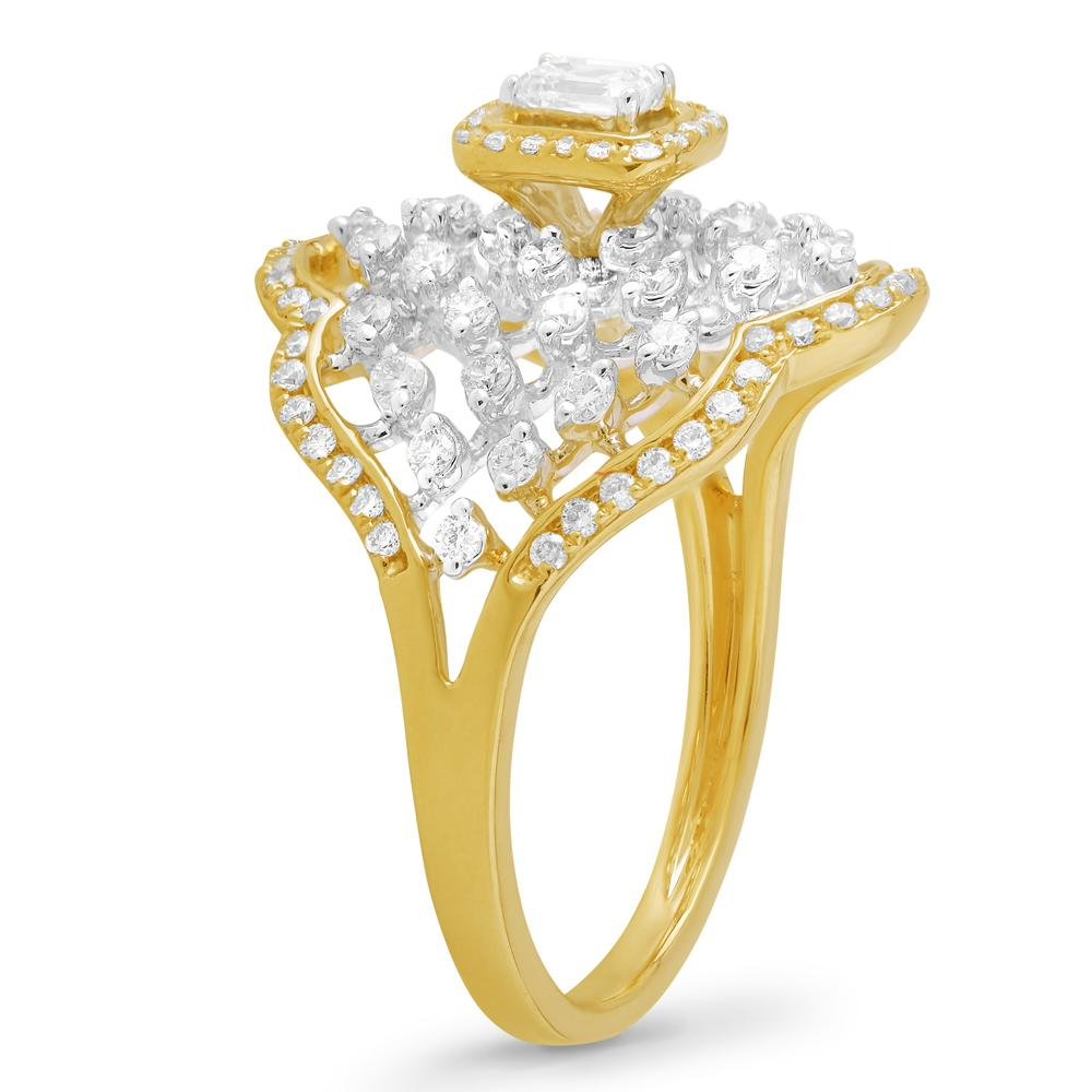 Gold Diamond Engagement Ring