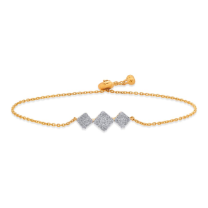 Adjustable Gold bracelet, adjustable Diamond bracelet
