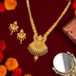 22kt gold bridal necklace sets