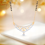 Light weight diamond Mangalsutra